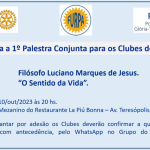 1 150x150 - PRIMEIRA REUNIÃO CONJUNTA ENTRE CLUBES DE PORTO ALEGRE COM O PALESTRANTE FILÓSOFO LUCIANO MARQUES DE JESUS